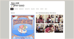 Desktop Screenshot of falllineartistguild.org